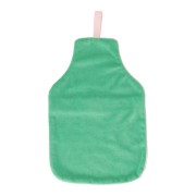 Velvet Hot Water Bottle Cover | Meadow Green